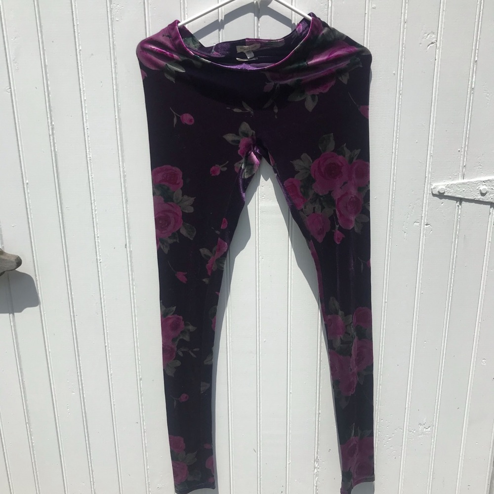 Urban Outfitters Velvet Leggings